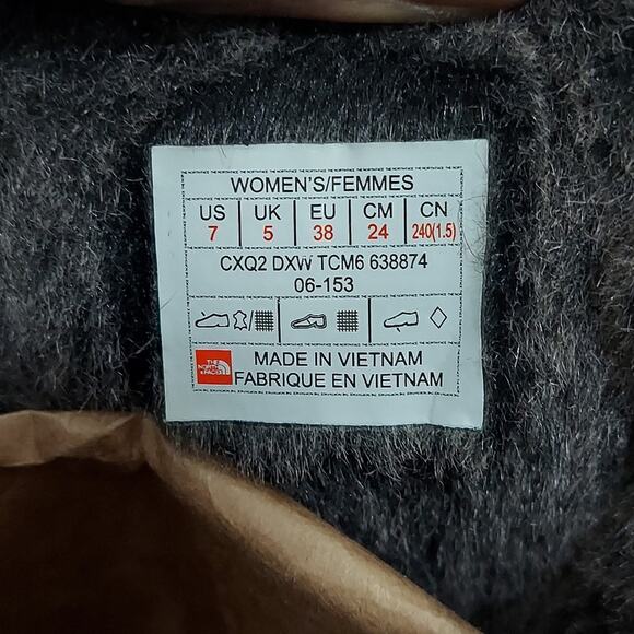 North Face Shellista Tall Waterproof Winter Boots Size 7 - Picture 12 of 12